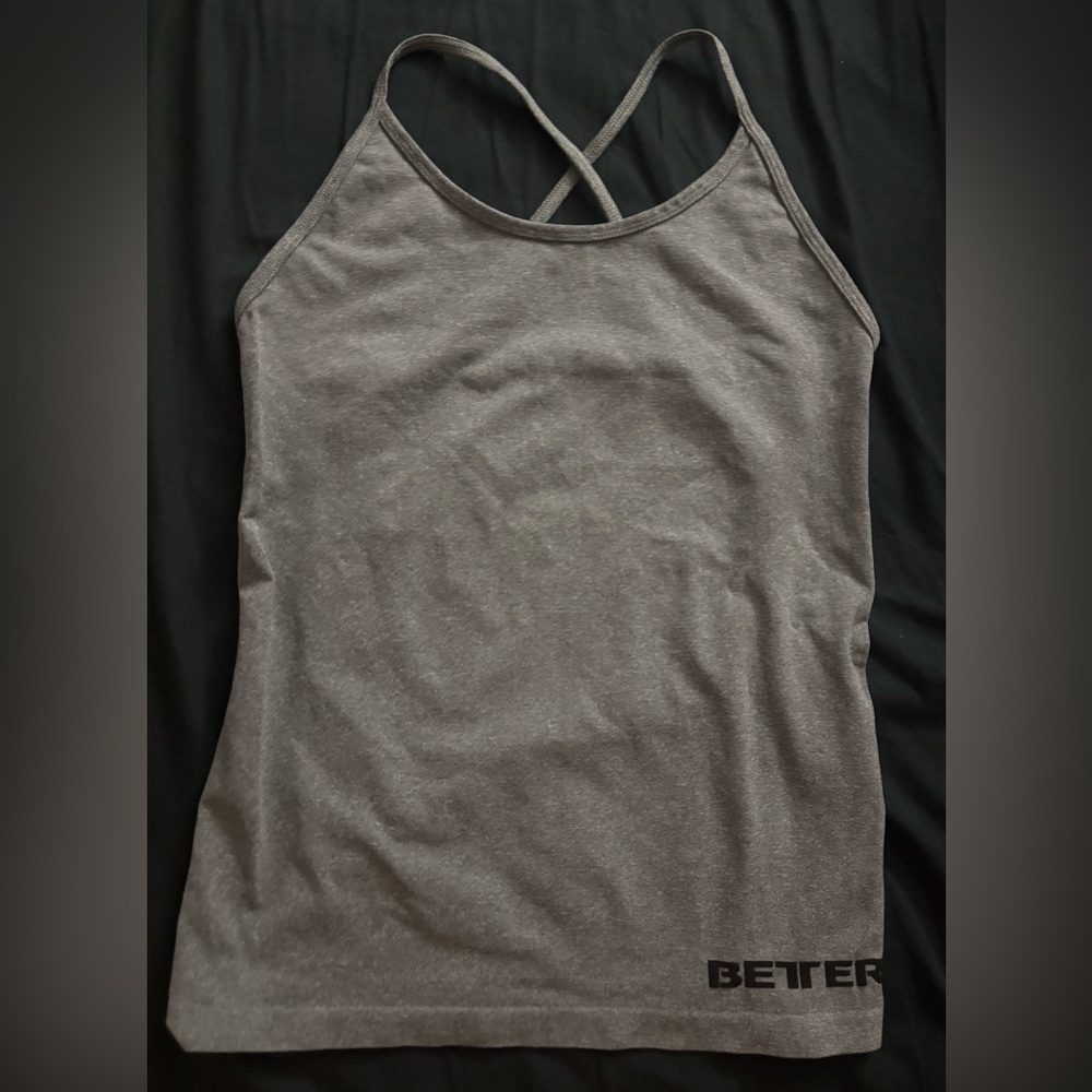 Gray Better Bodies Halter Top